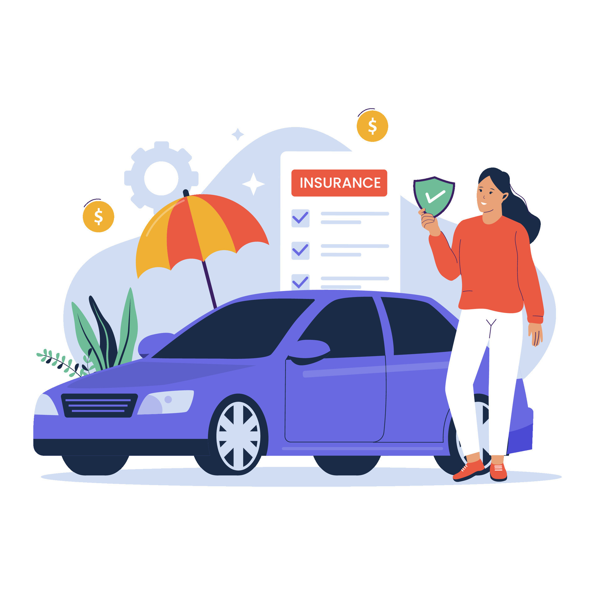 car-insurance-concept-with-umbrella-protection-flat-design-illustration-vector