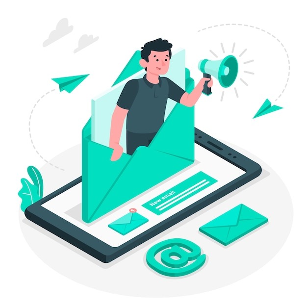 email-campaign-concept-illustrat